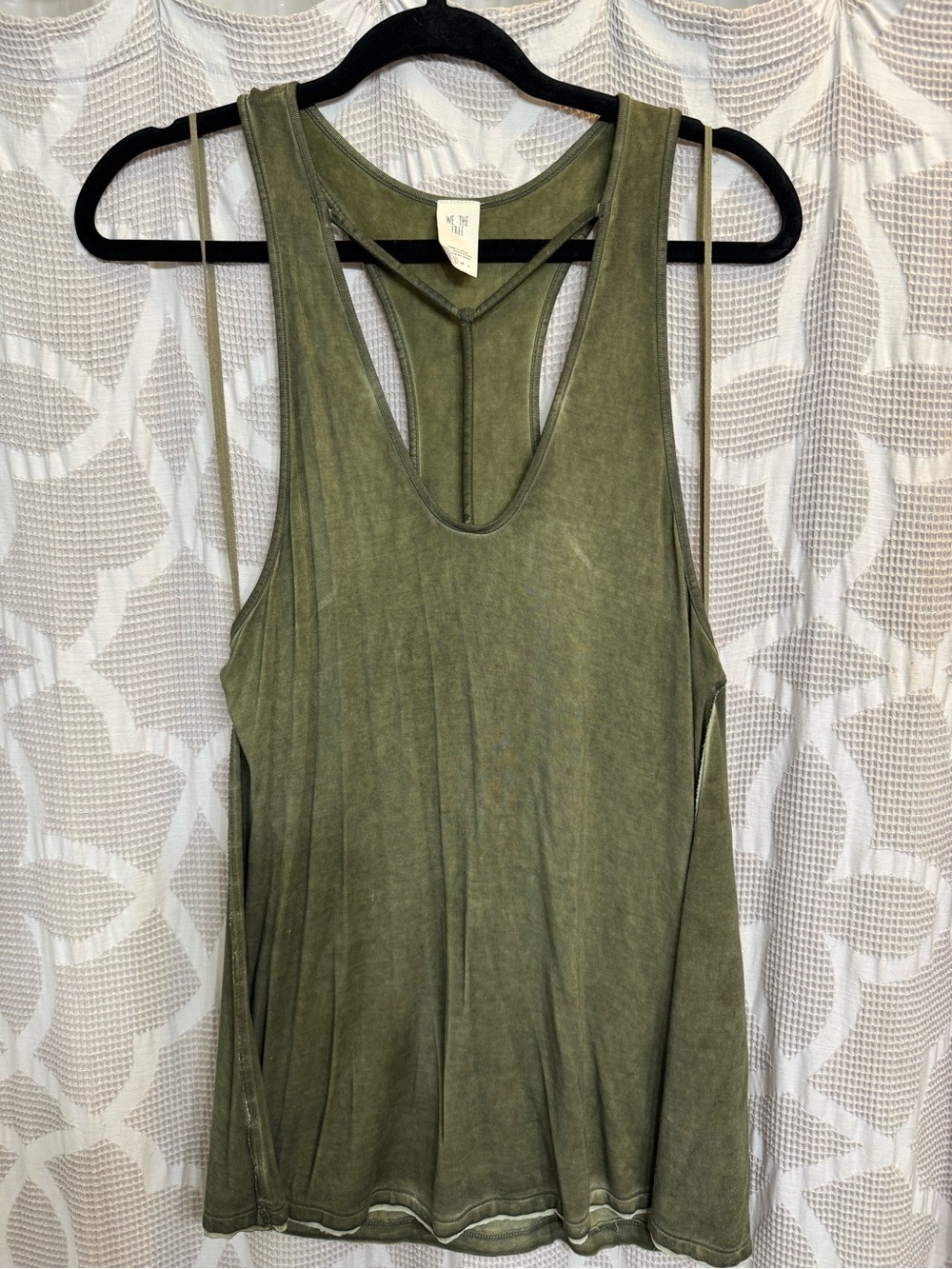 We The Free Olive Green Racerback Tank